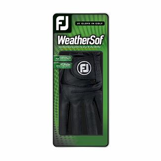 Men's Footjoy WeatherSof Golf Gloves Black NZ-571335